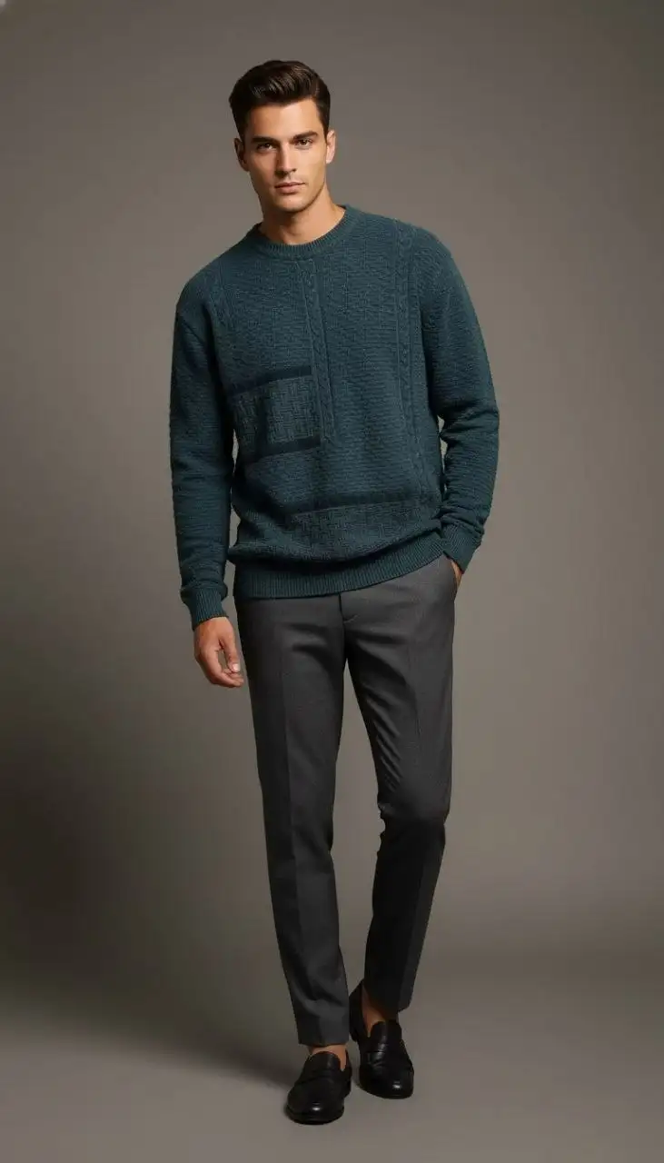 Джемпер мужской 50-52, велюр - Мужская одежда (Одежда) в Неизвестно