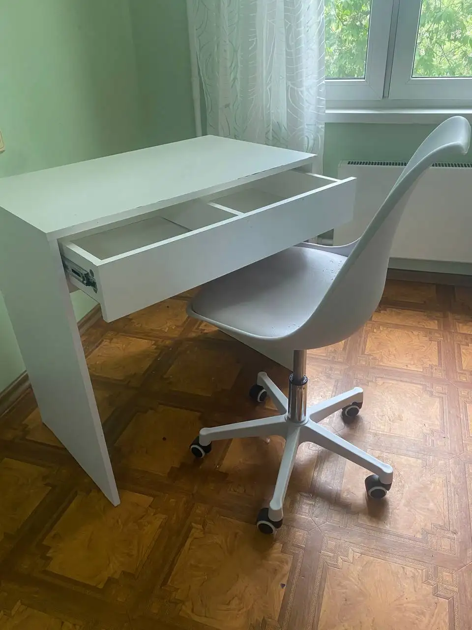 Детская кроватка 9 в 1 с матрасом и стол со стулом - Детская мебель (Товары для детей) в Москва