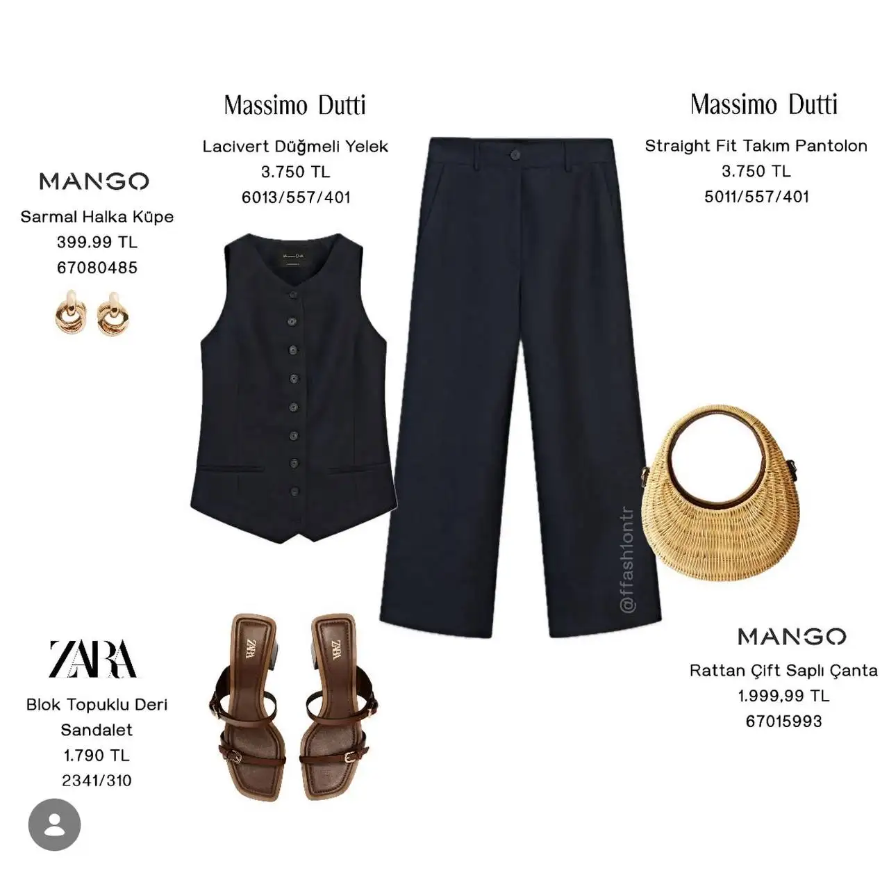 Укороченные брюки кюлоты Massimo Dutti оригинал - Женская одежда (Одежда) в Москва