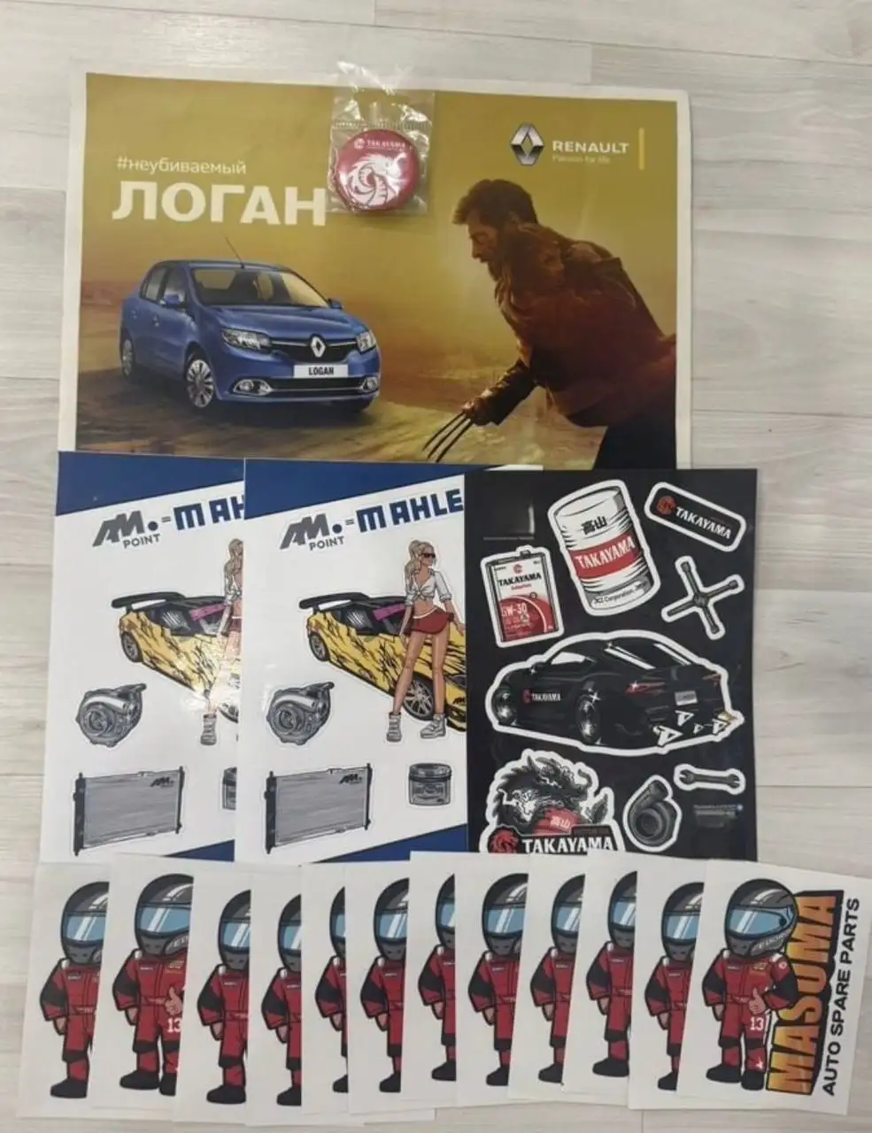 Наклейки на автомобильную тематику (гонки) - Автоаксессуары (Авто) в Москва