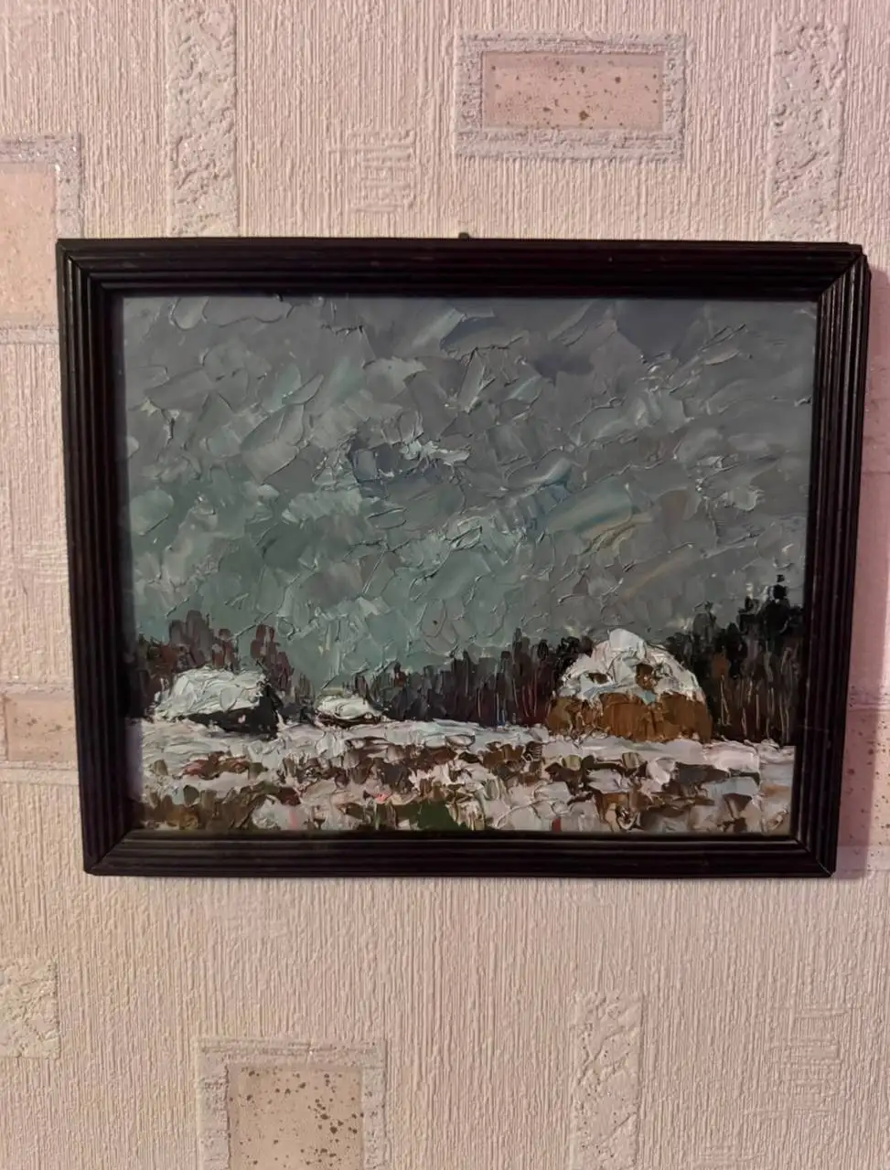 Картина маслом, Виктор Карягин, 1980 г. - null (Барахолка) в Москва