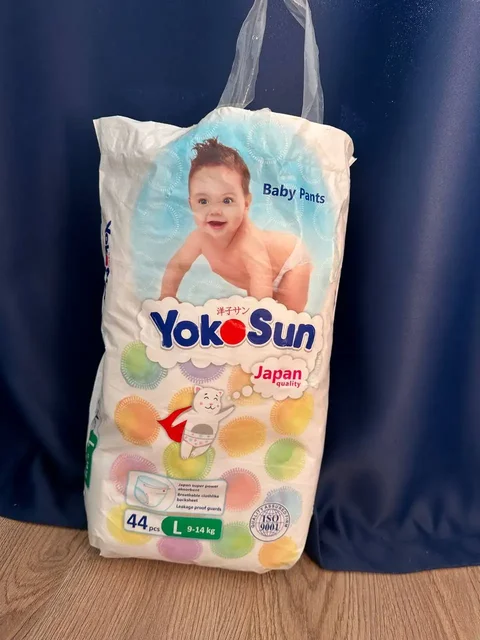 Подгузники-трусики Yokosun L (9-14 кг) б/у - частное объявление в Боброво