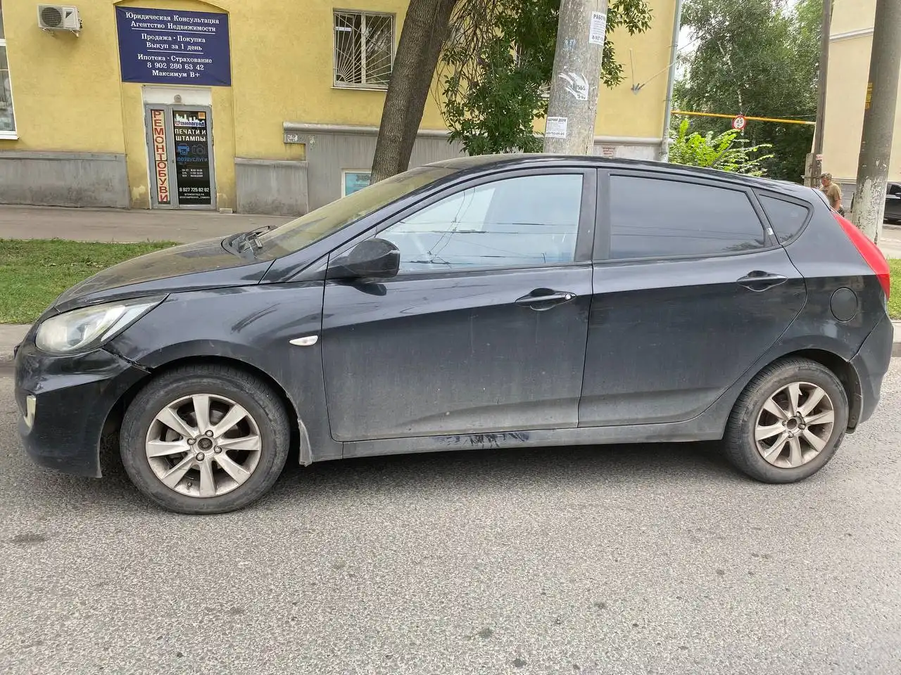 Hyundai Solaris 2011 с проблемами двигателя