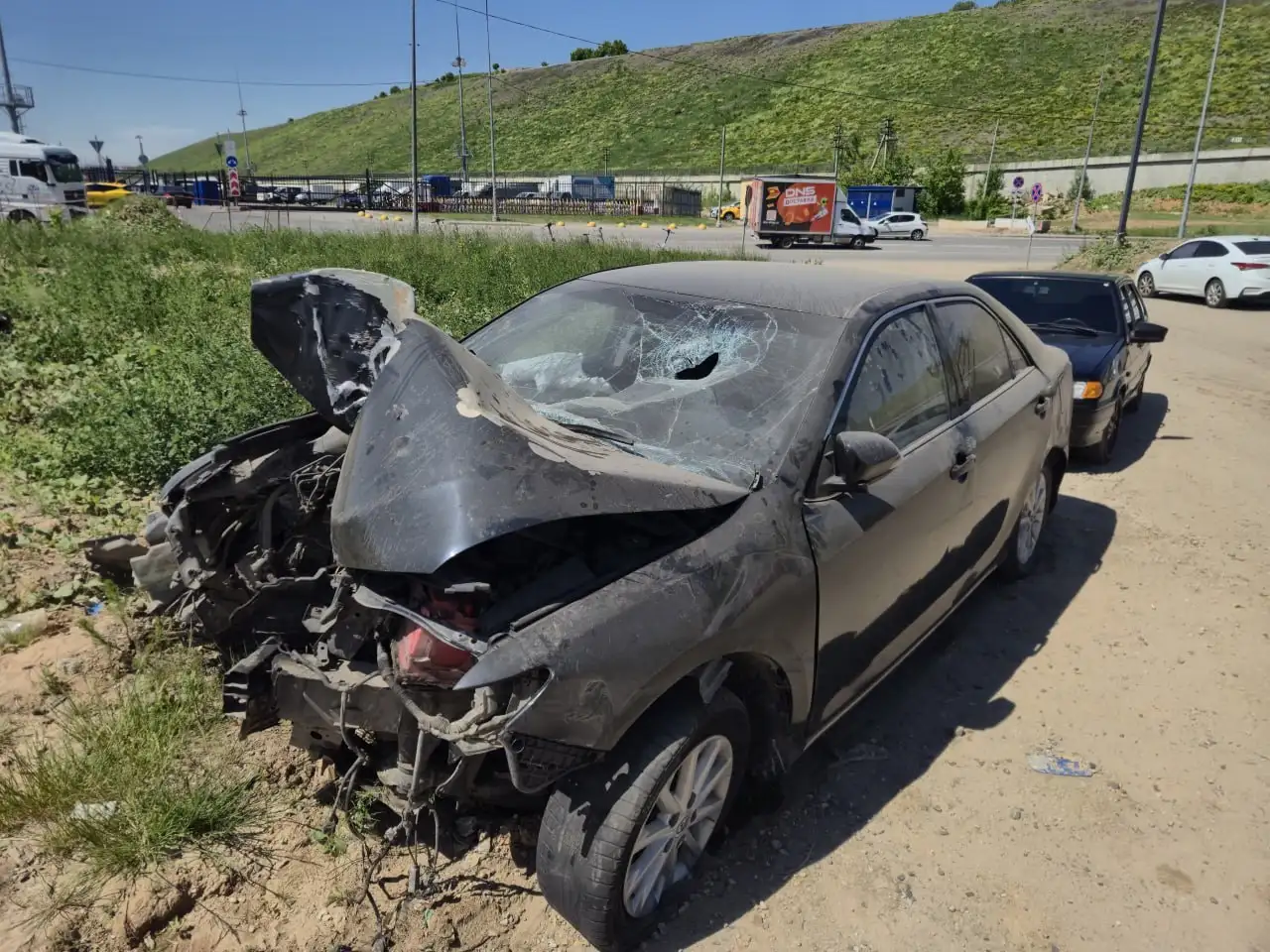 Toyota Camry 7 поколение (XV50) 2012 после ДТП - Автомобили с пробегом (Авто) в Москва