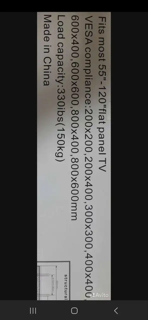 Кронштейн для телевизора