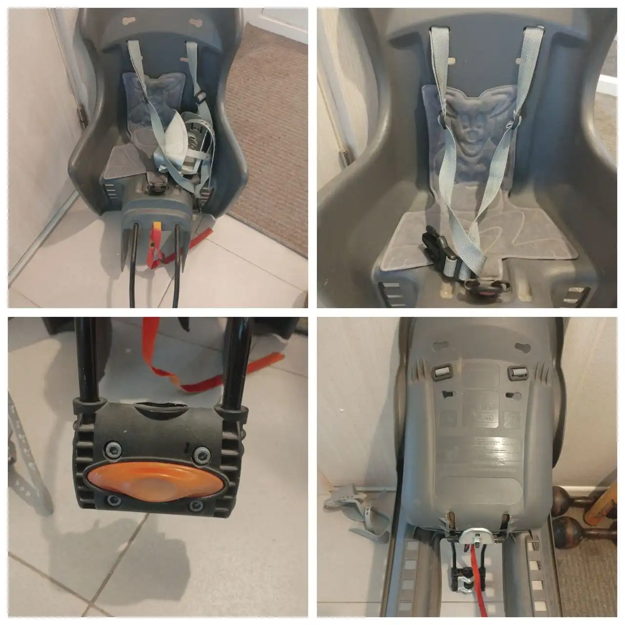 Детское кресло для велосипеда с аксессуарами