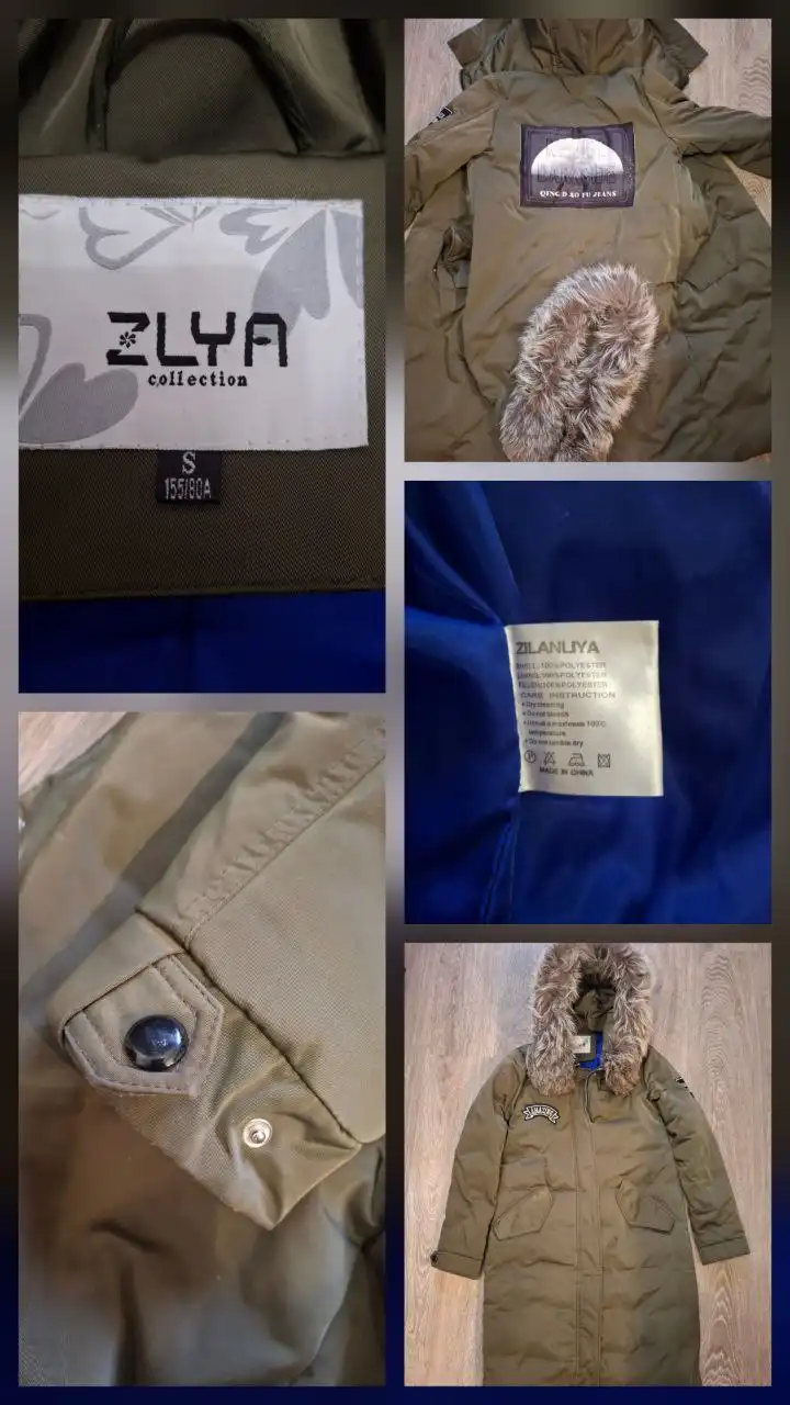 Пуховик на рост от 158см в отличном состоянии