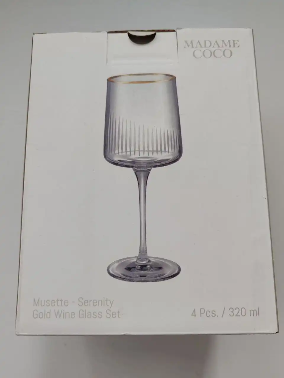 Набор бокалов Madame Coco Musette Serenity Gold