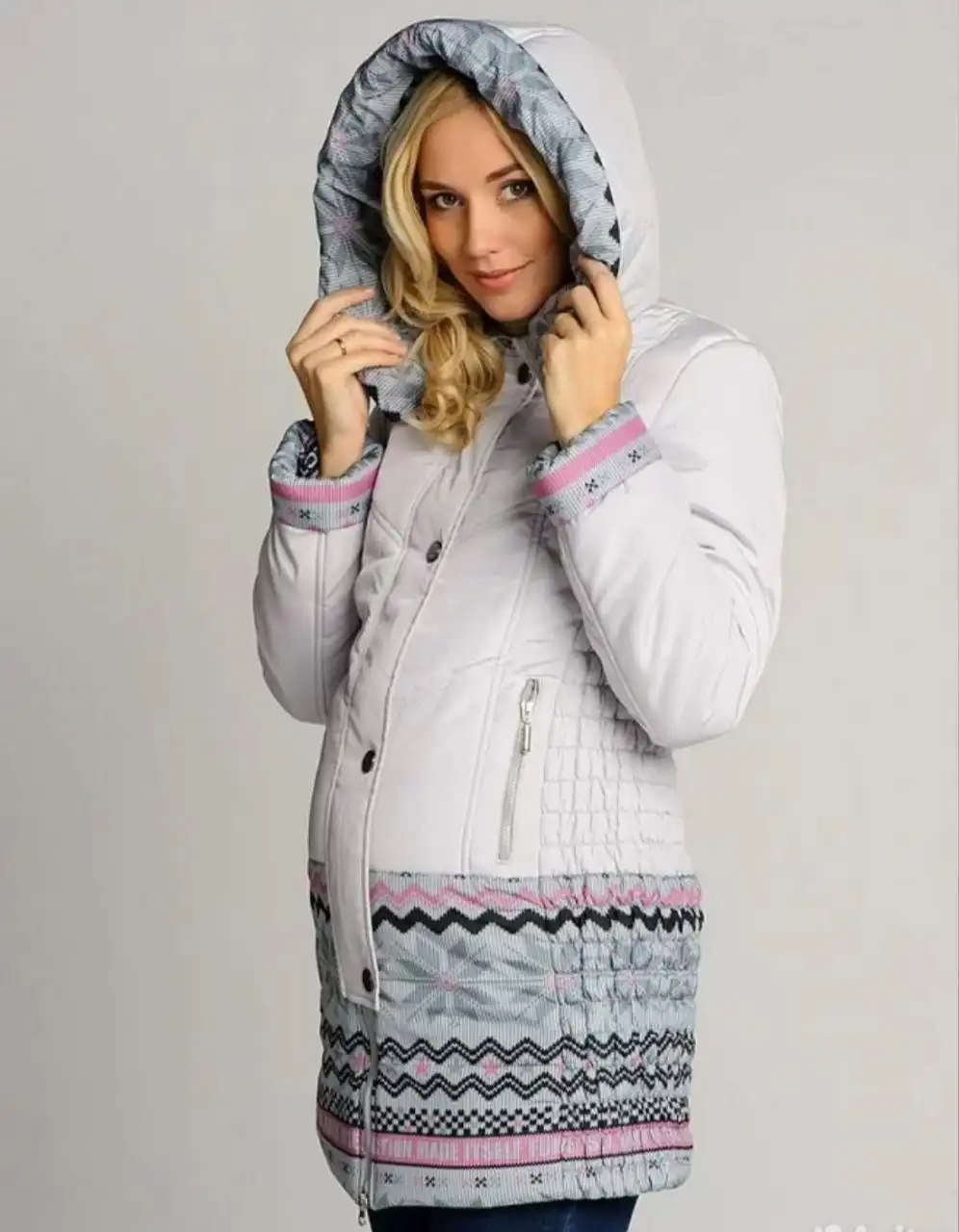 Теплая куртка для беременных "мамуля-красотуля"