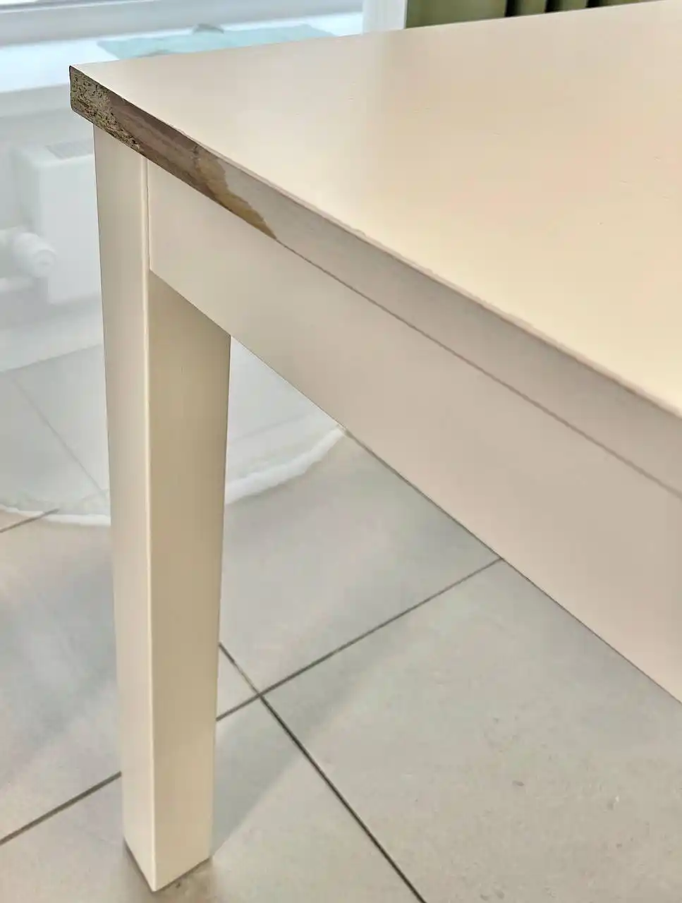 Стол ИКЕА деревянный белый