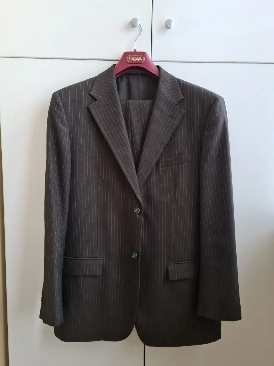 Мужской костюм пиджак и брюки размер 54