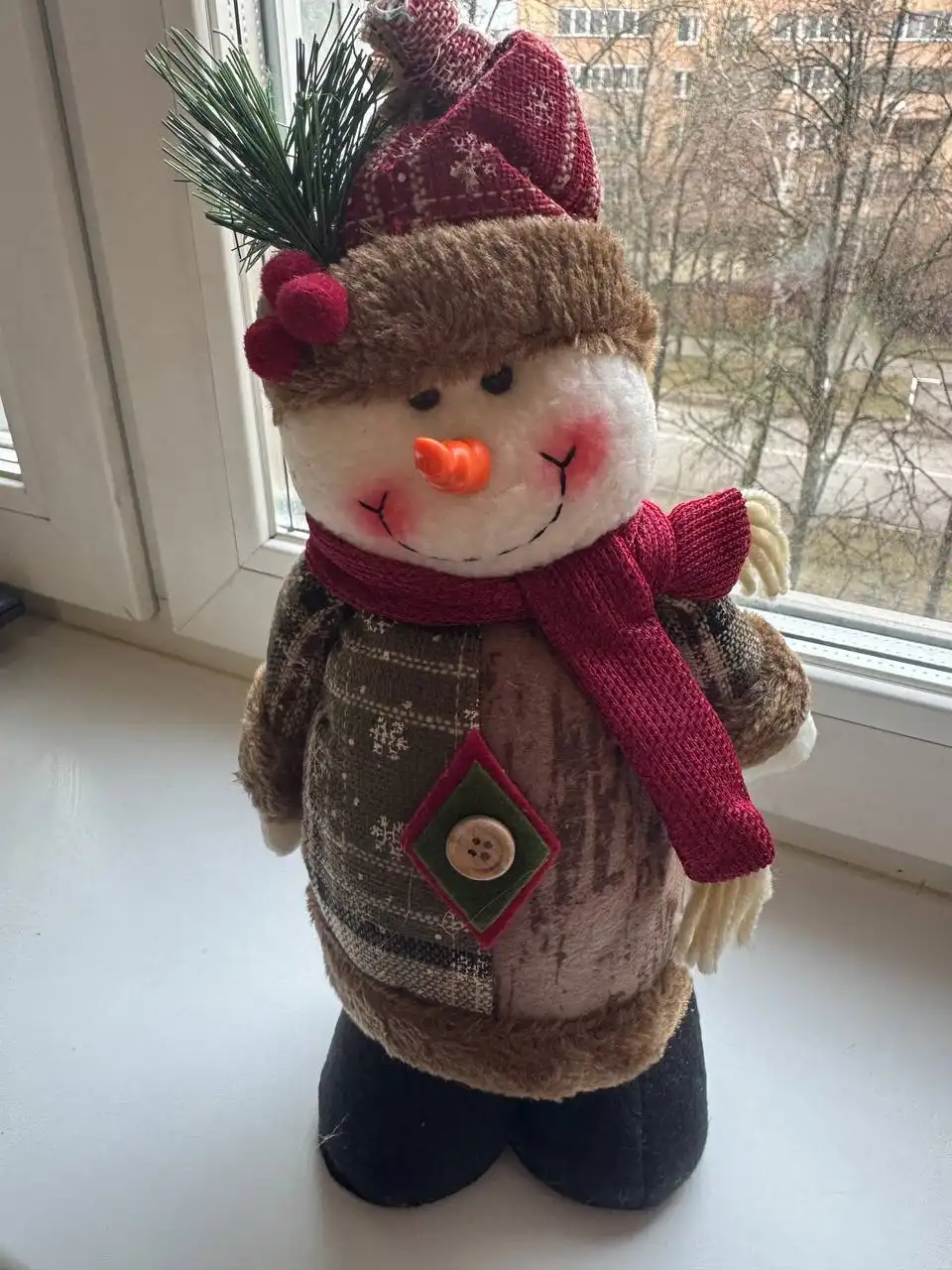 Новогодние фигурки Олень и Снеговик