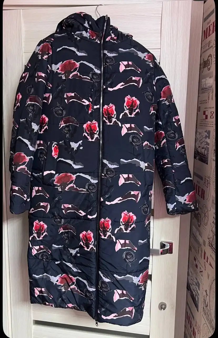 Двухстороннее зимнее пальто размер 52-54