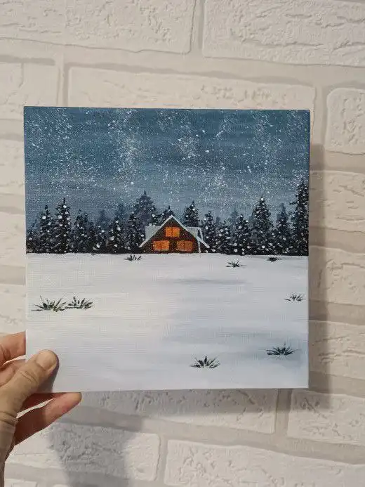 Миниатюра Зимний домик