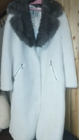 Шубка эко белая, размер 50-54 - частное объявление в Мытищи