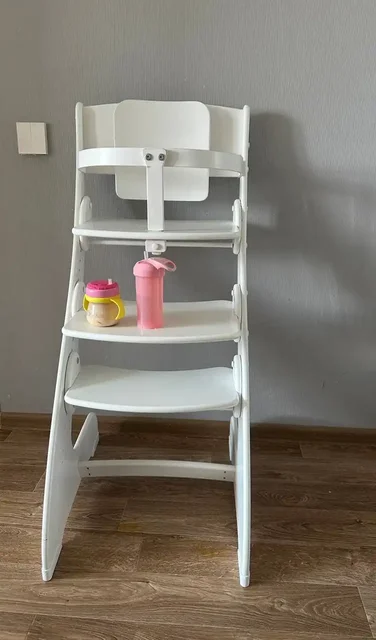 Барный стульчик для кормления ребёнка Кузя с ограничителем - Товары для детей в Мытищи