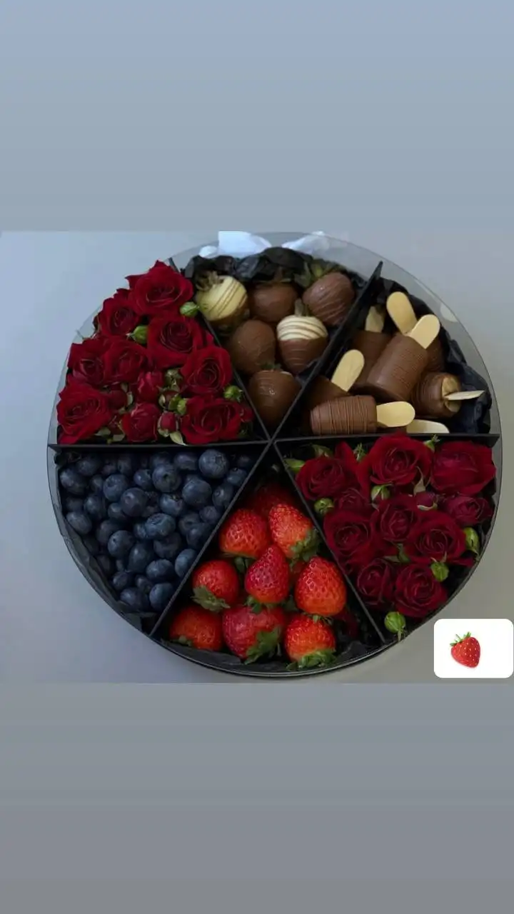 Ягодные бенто-десерты в шоколаде - Сладости/Десерты (Барахолка) в Мытищи