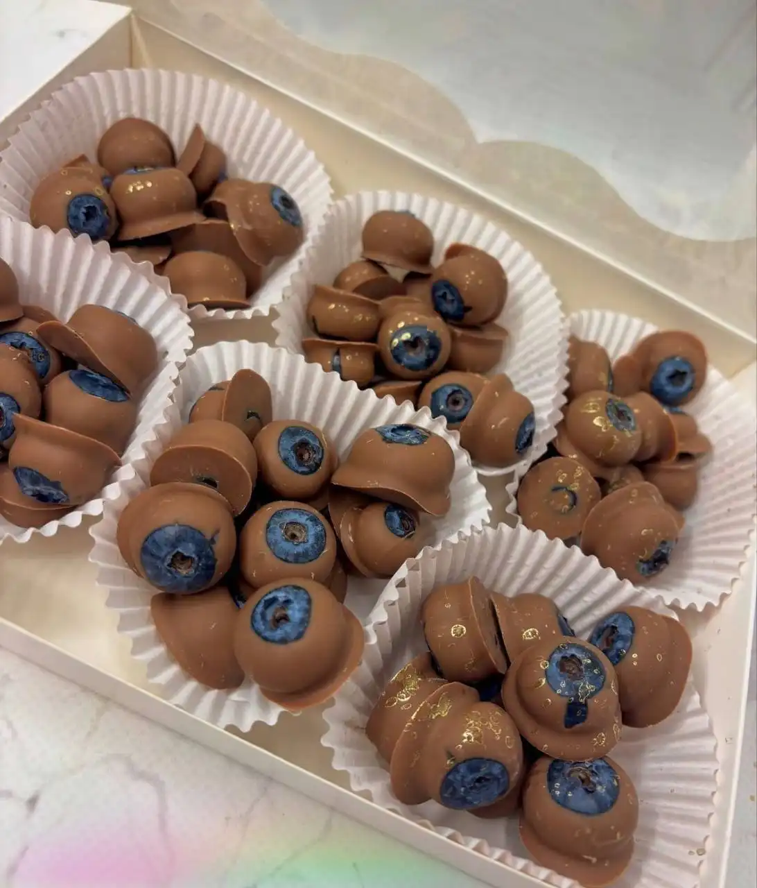 Ягодные бенто-десерты в шоколаде - Сладости/Десерты (Барахолка) в Мытищи