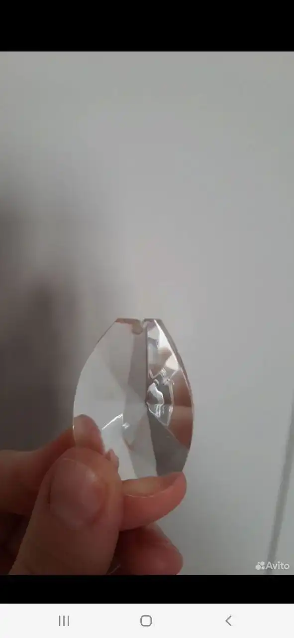 Продажа б/у люстры с хрустальными элементами - Барахолка в Мытищи