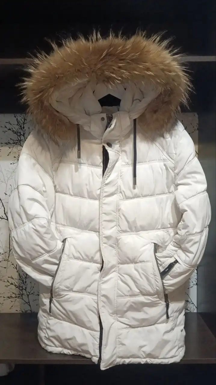 Продам пуховик 50 размер, Италия, натуральный мех отстёгивается - Верхняя одежда (Одежда) в Мытищи