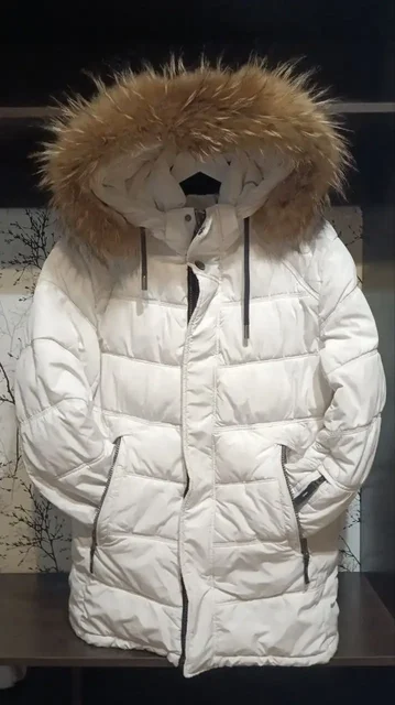 Продам пуховик 50 размер, Италия, натуральный мех отстёгивается - частное объявление в Мытищи