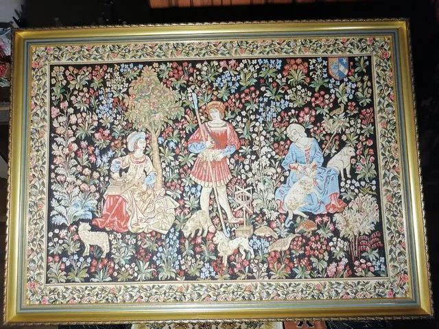 Картина-гобелен "Стрижка овец" 92х70 с багетом - Кондитерские инструменты в Москва