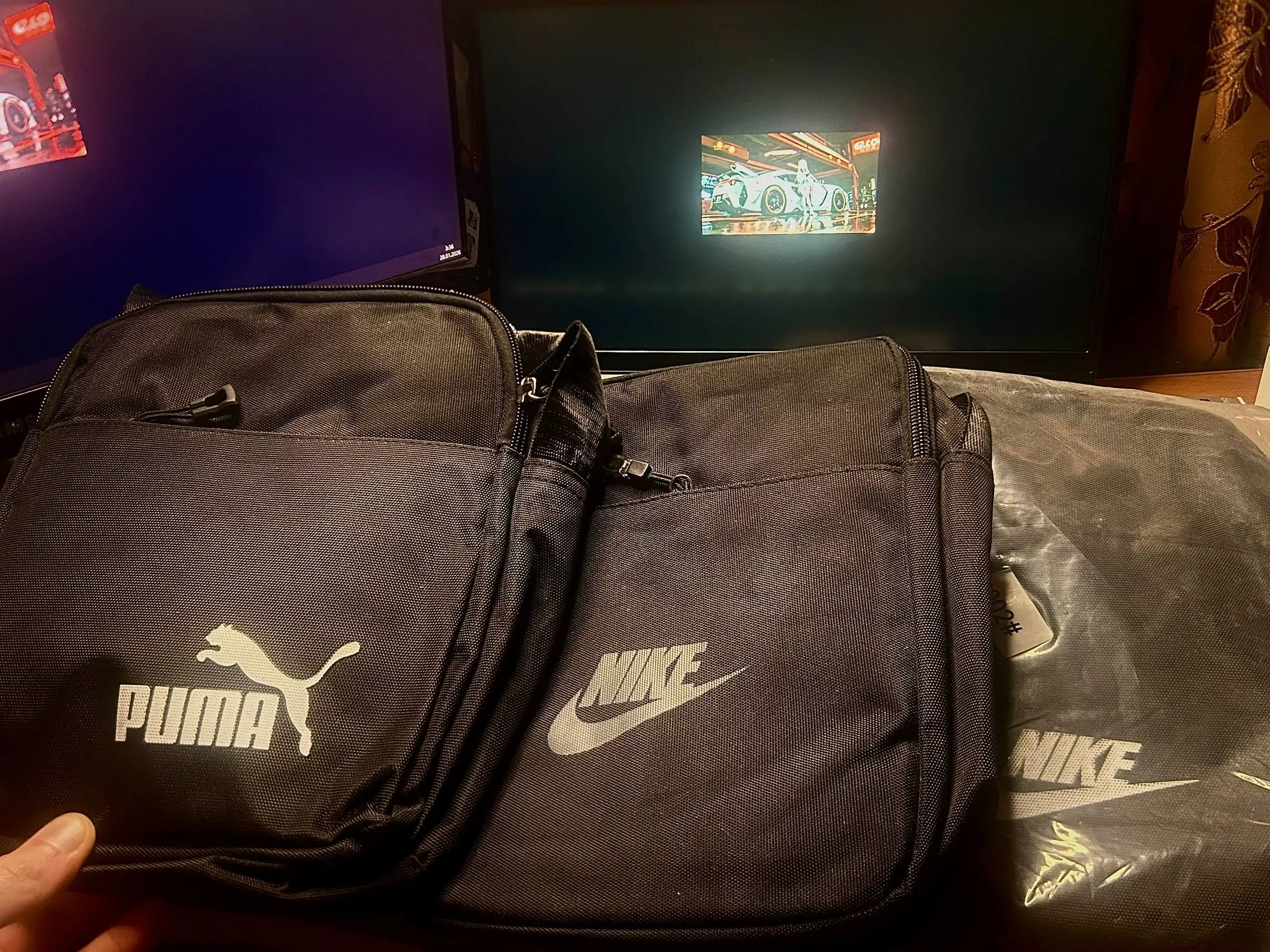 Три сумки через плечо Nike и Puma - Барахолка в Мытищи