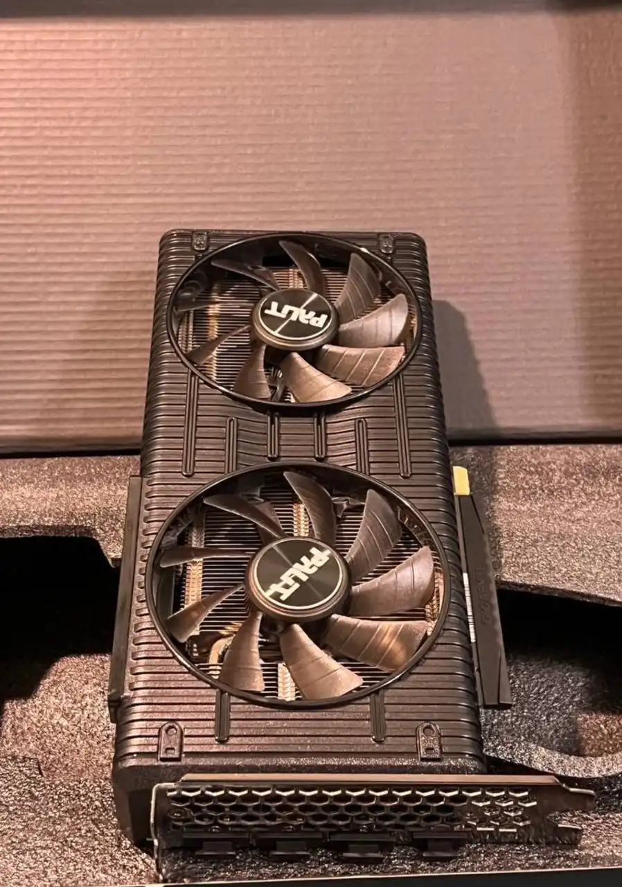 Видеокарта Palit GeForce RTX 3060 Ti dual - Видеокарты (Электроника) в Мытищи