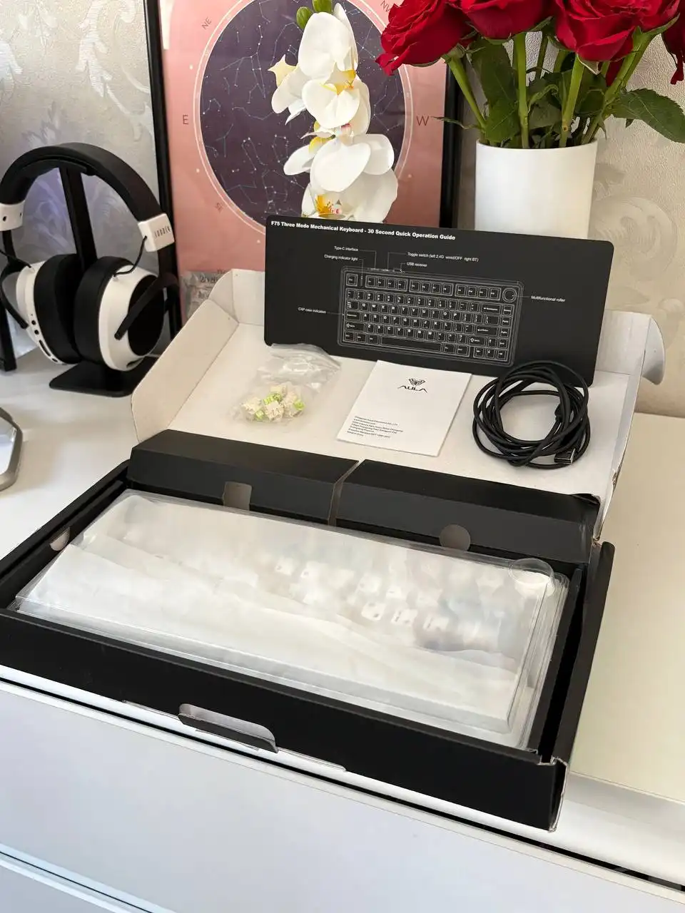 Клавиатура проводная с русской гравировкой - Компьютерная периферия (Электроника) в Мытищи