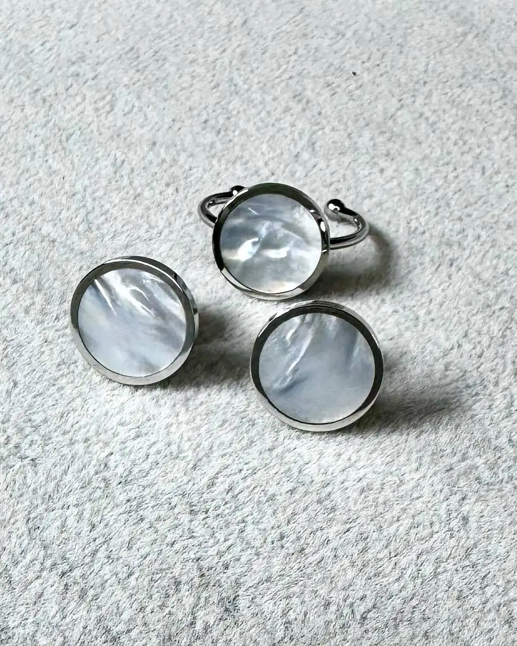 Украшения из нержавеющей стали с натуральными камнями - Украшения (Барахолка) в Мытищи