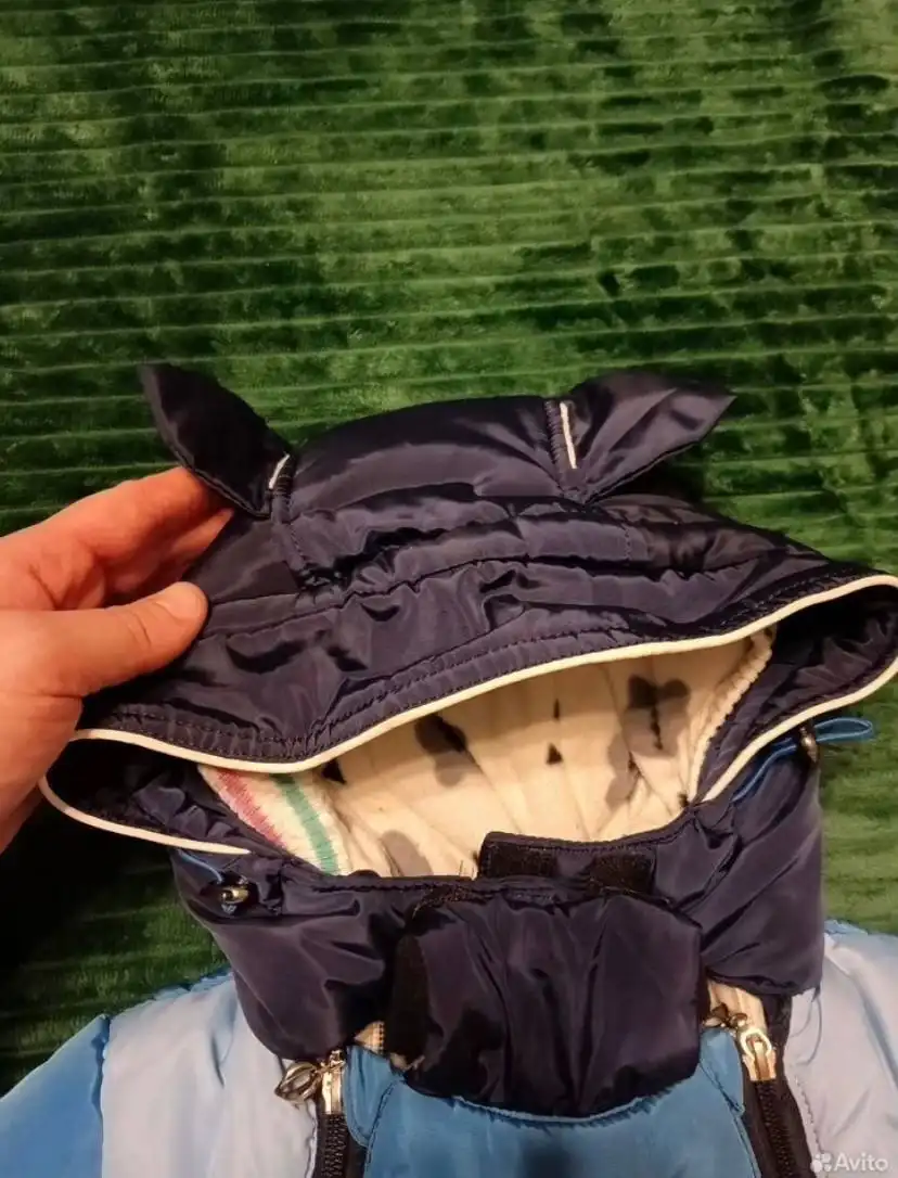 Зимний комбинезон синего цвета для мальчика размером 86 см - Одежда (Товары для детей) в Мытищи