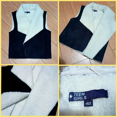 Детская жилетка из цигейки на рост 152 см - Детская одежда в Мытищи