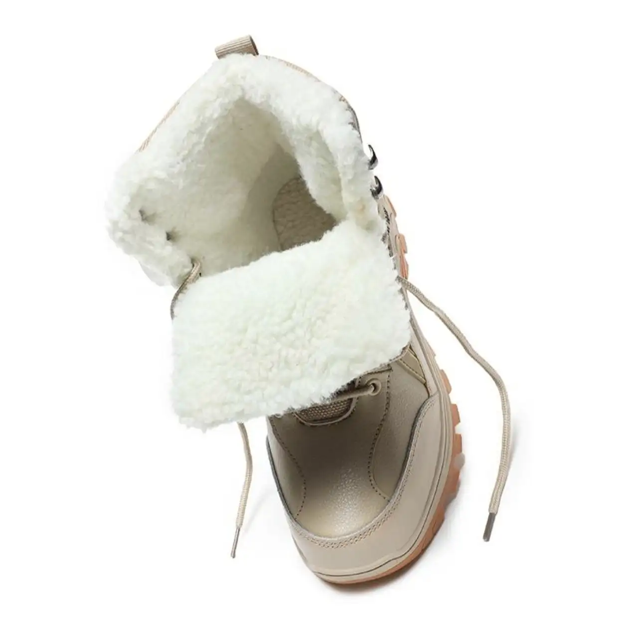 Зимние ботинки бежевые размер 41-42 - Обувь (Одежда) в Мытищи