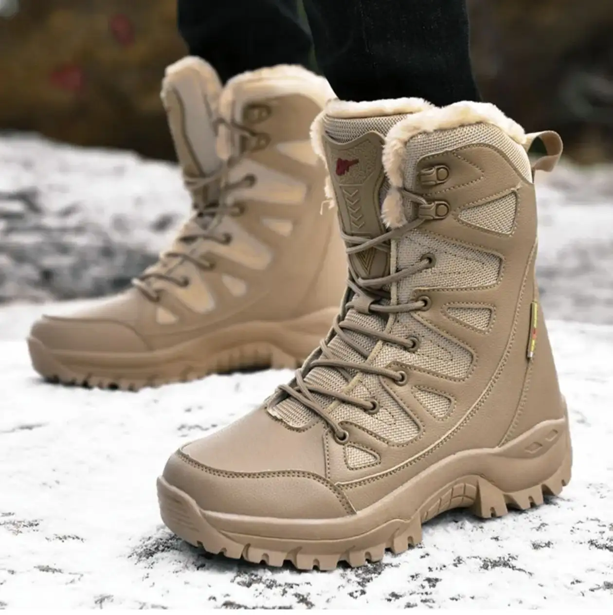Зимние ботинки с мехом 43 размер - Обувь (Одежда) в Мытищи