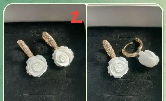 Серьги с натуральными камнями и ювелирными металлами - Ювелирные изделия (Барахолка) в Москва