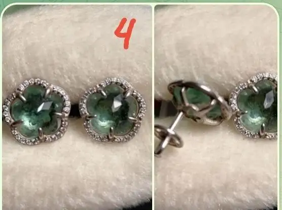 Серьги с натуральными камнями и ювелирными металлами - Ювелирные изделия (Барахолка) в Москва