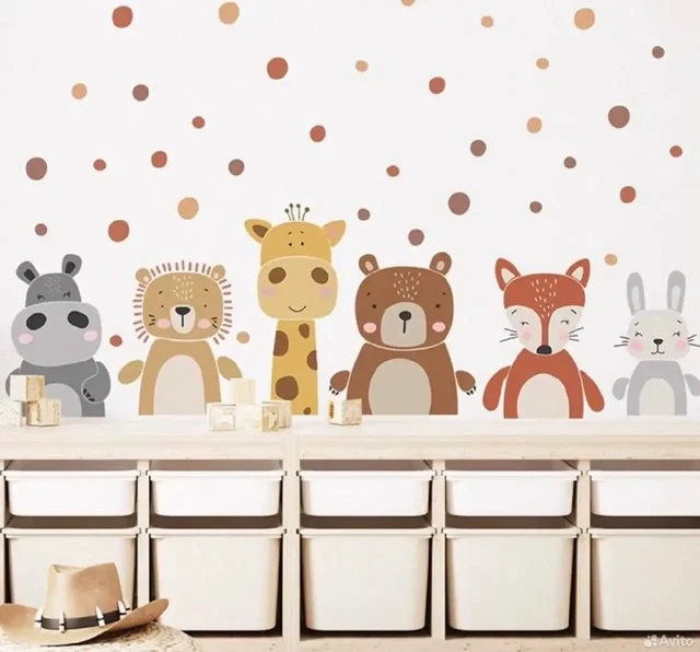 Виниловая наклейка для детской - Текстиль для дома в Мытищи