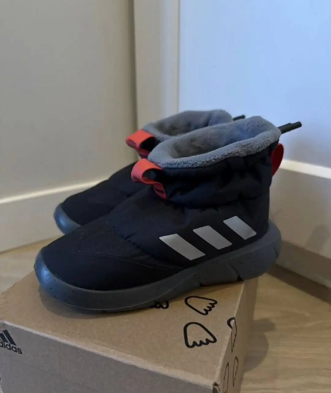 Ботинки Adidas Monofit Boot I Black Bright Red - Обувь (Одежда) в Мытищи