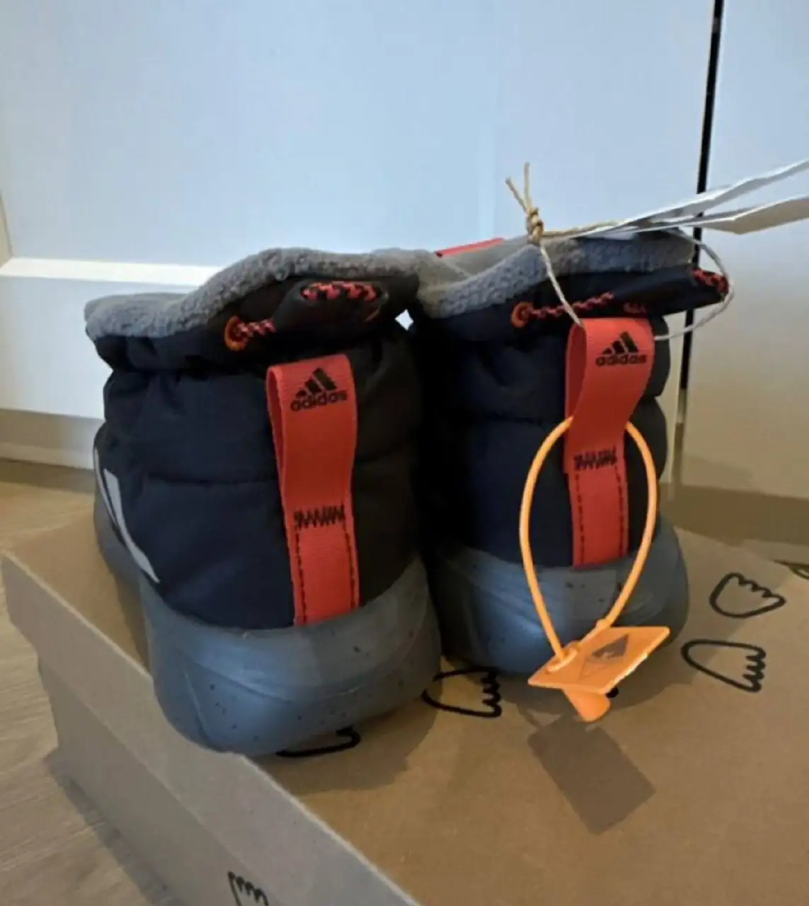 Ботинки Adidas Monofit Boot I Black Bright Red - Обувь (Одежда) в Мытищи