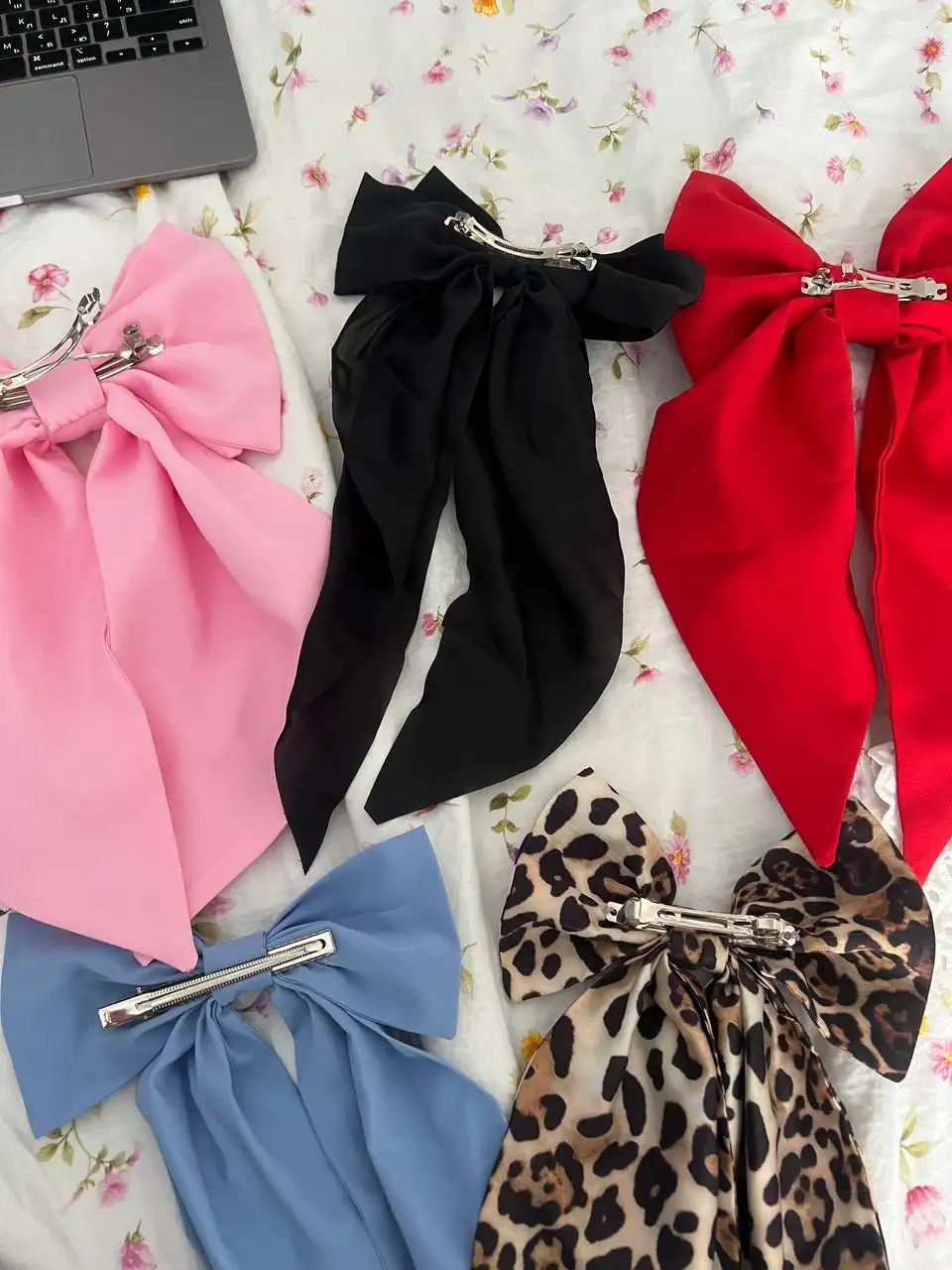 Банты на заколках ручной работы большие - Аксессуары (Барахолка) в Мытищи