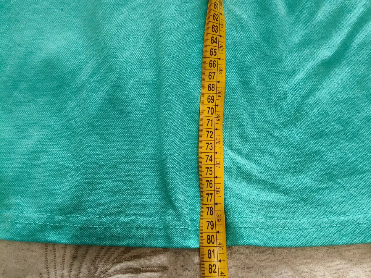 Мужское поло с коротким рукавом бирюзового цвета - Мужская одежда (Одежда) в Мытищи