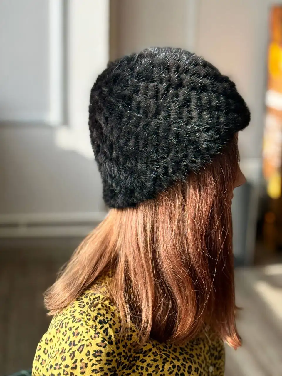 Шапка норковая женская вязаная - Головные уборы (Одежда) в Мытищи