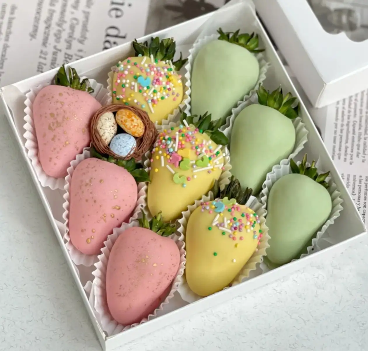 Предзаказ пасхальных наборов из клубники в шоколаде - Барахолка в Мытищи