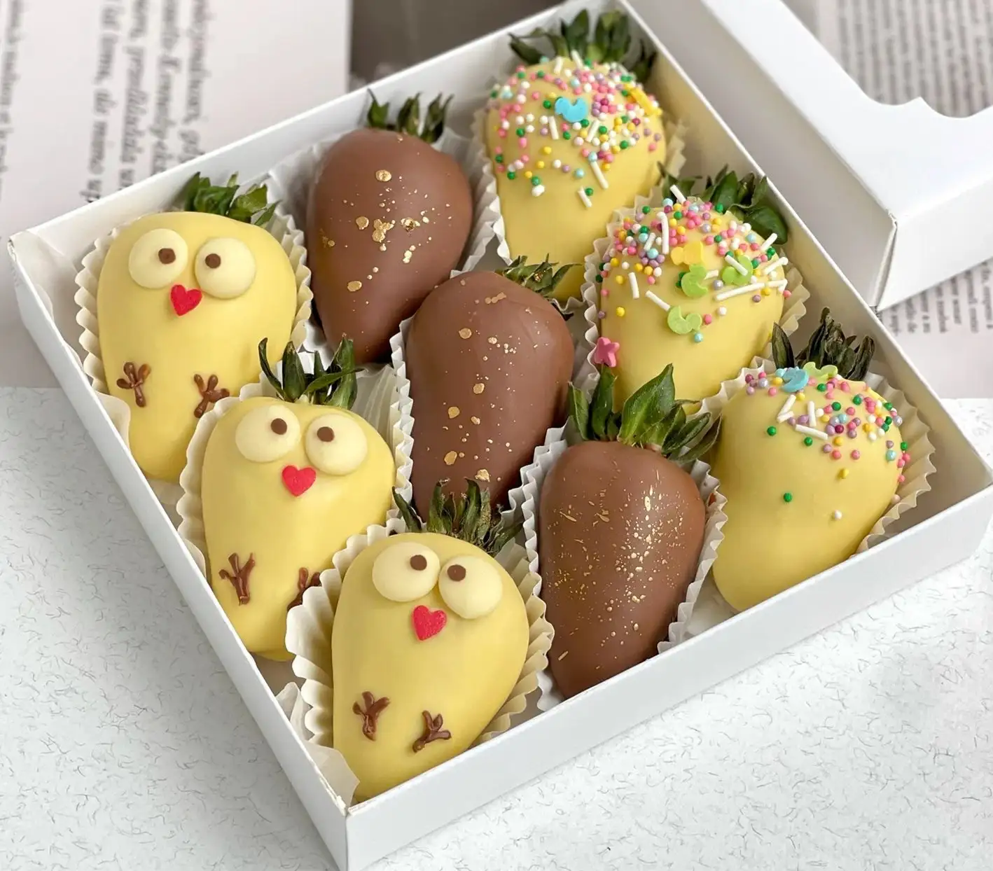 Предзаказ пасхальных наборов из клубники в шоколаде - Барахолка в Мытищи