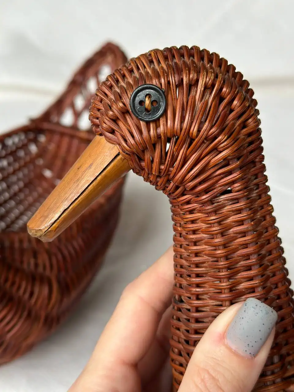 Винтажные хлебные корзины в виде уточек для пасхального декора - Пасхальный декор (Хобби и отдых) в Мытищи