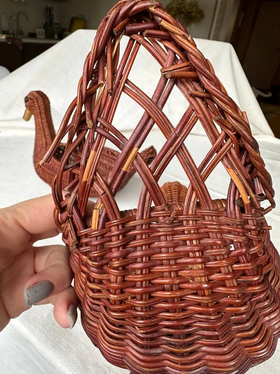 Винтажные хлебные корзины в виде уточек для пасхального декора - Пасхальный декор (Хобби и отдых) в Мытищи