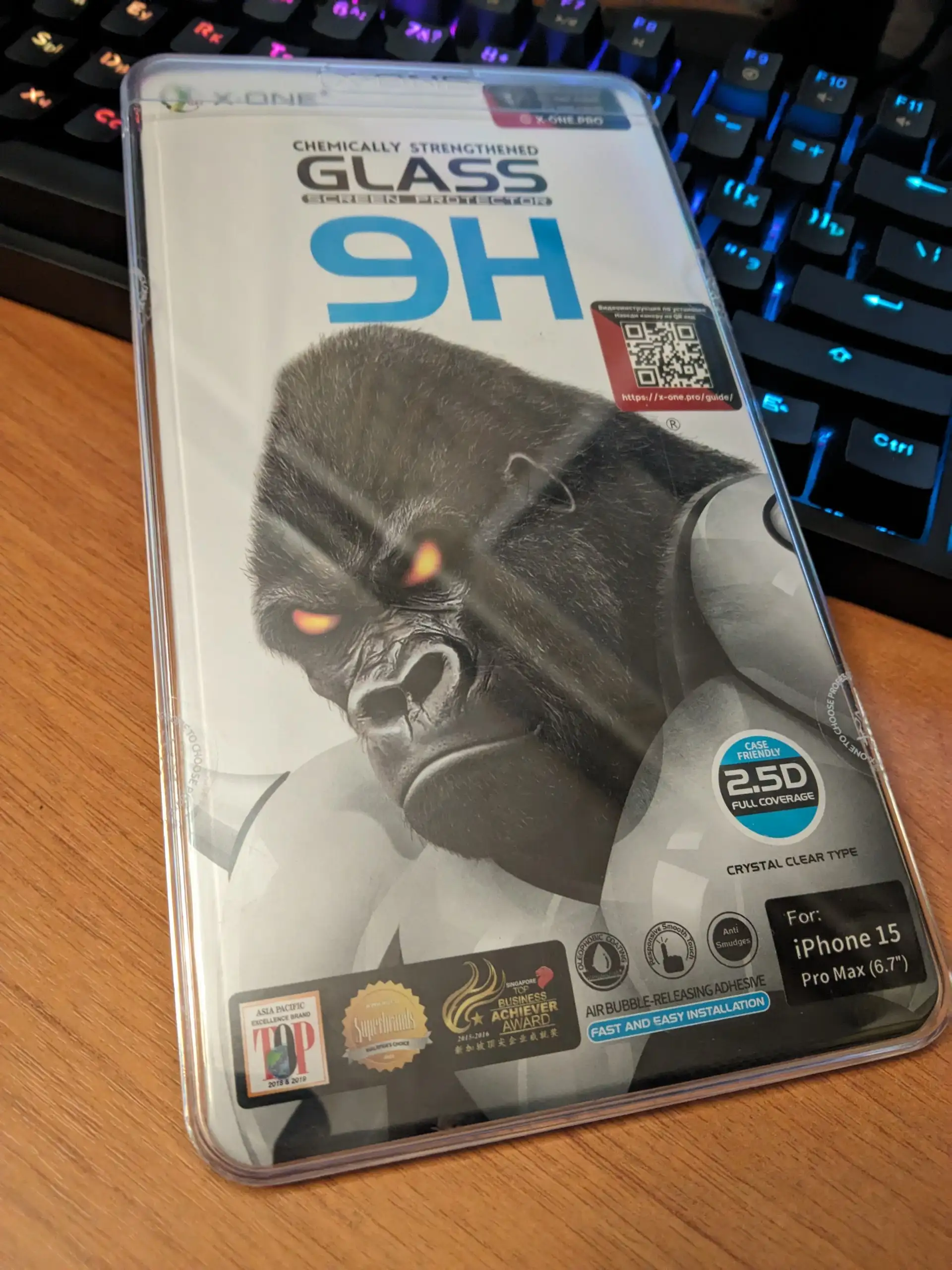 Продам защитное стекло iPhone 15 Pro Max - Аксессуары для телефонов (Электроника) в Мытищи