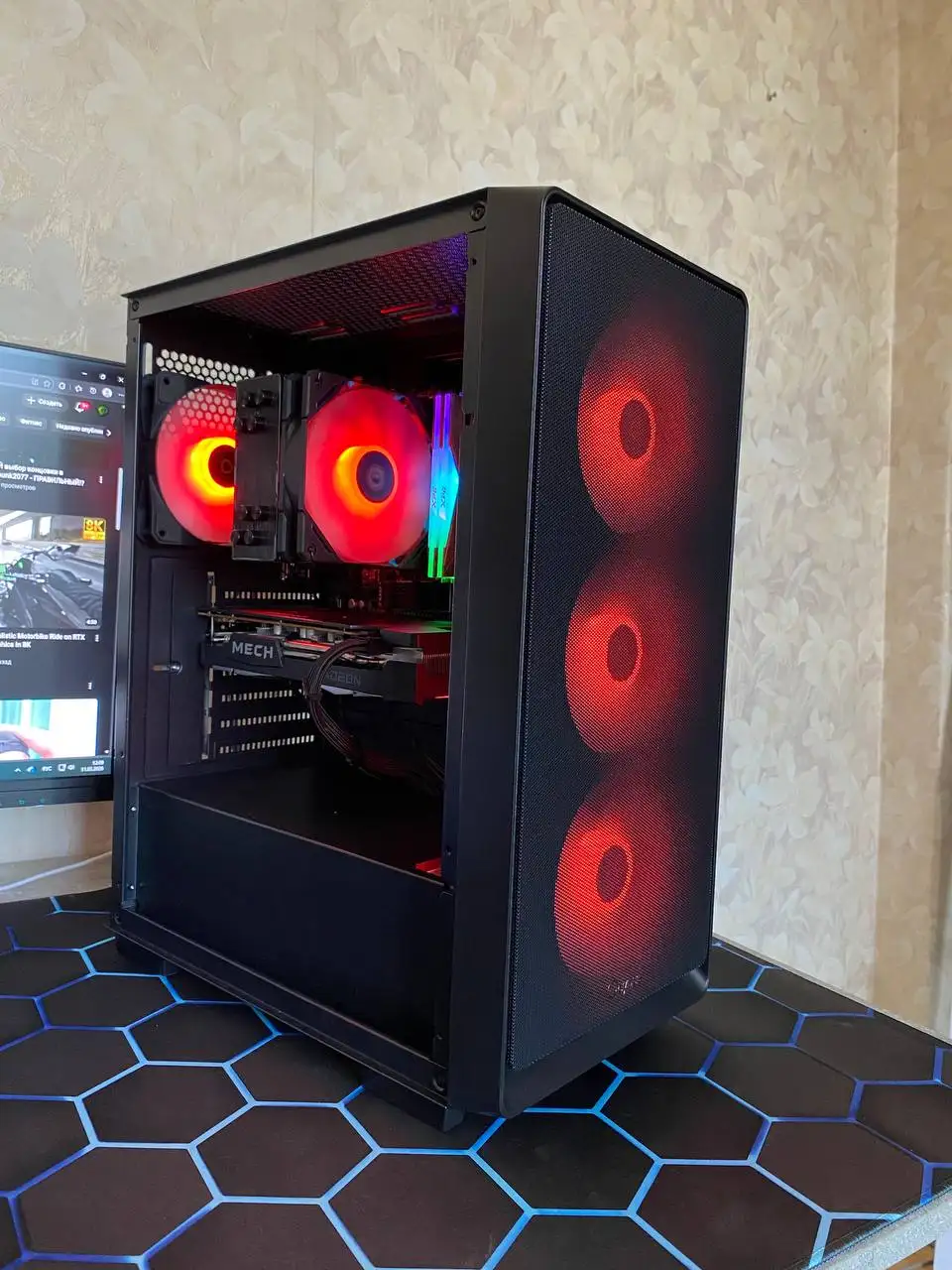 Игровой компьютер Ryzen 5 5500 RX 6600 32 ГБ - Компьютеры (Электроника) в Мытищи