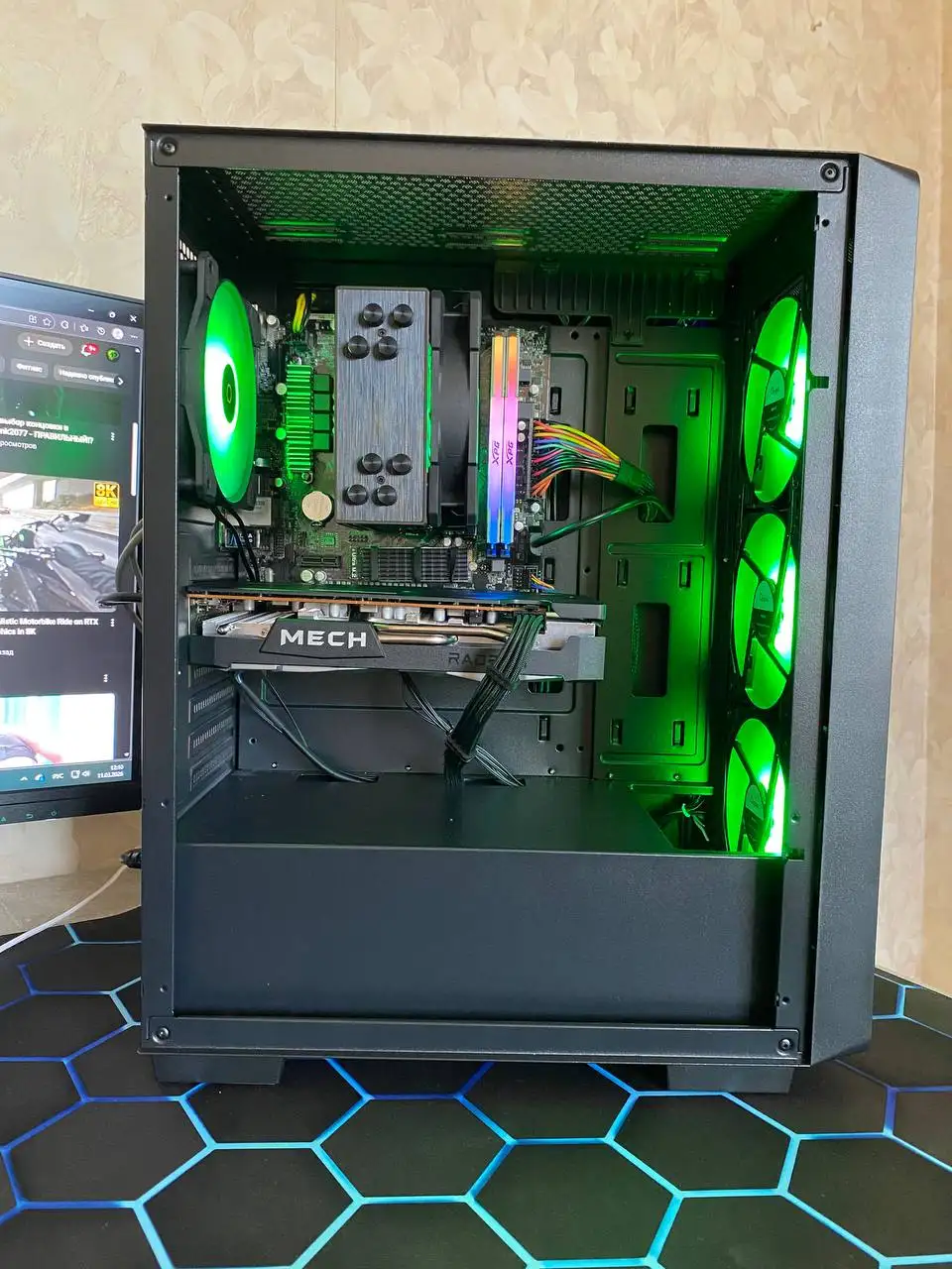 Игровой компьютер Ryzen 5 5500 RX 6600 32 ГБ - Компьютеры (Электроника) в Мытищи