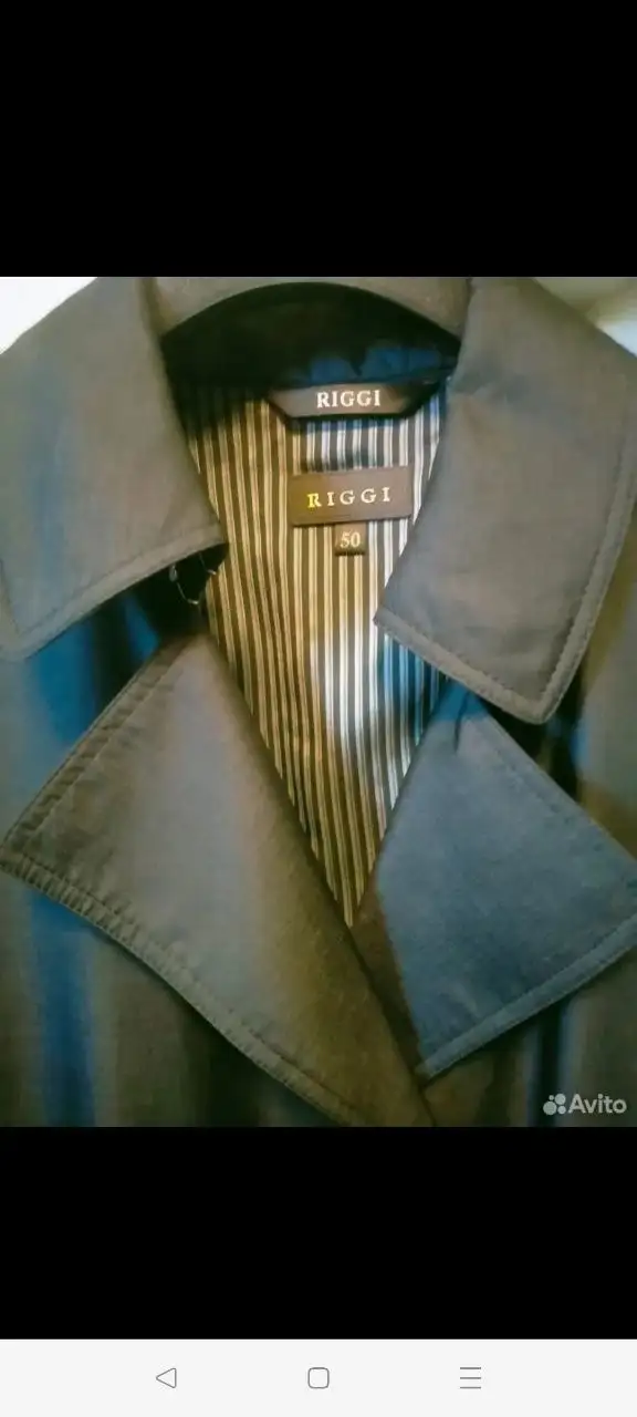 Мужской плащ Riggi черного цвета в отличном состоянии - Верхняя одежда (Одежда) в Мытищи